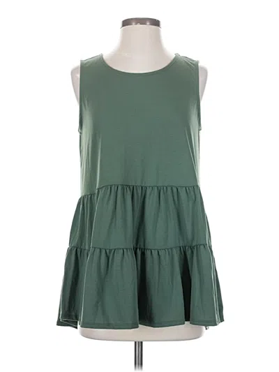 Pre-owned Lularoe Casual Dress In Green