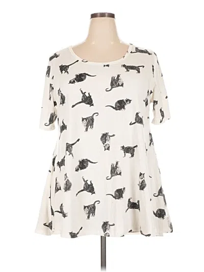 Pre-owned Lularoe Casual Dress In Ivory