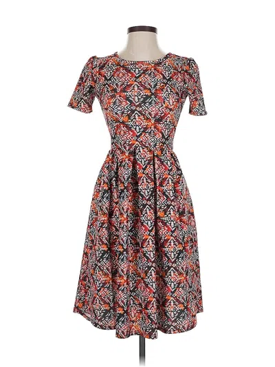 Pre-owned Lularoe Casual Dress In Orange
