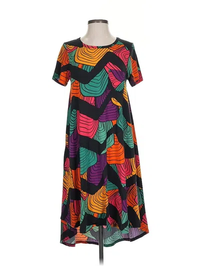 Pre-owned Lularoe Casual Dress In Orange