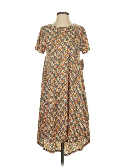 Pre-owned Lularoe Casual Dress In Orange