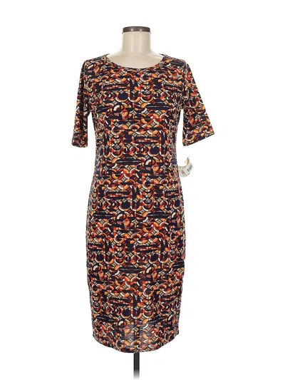 Pre-owned Lularoe Casual Dress In Orange