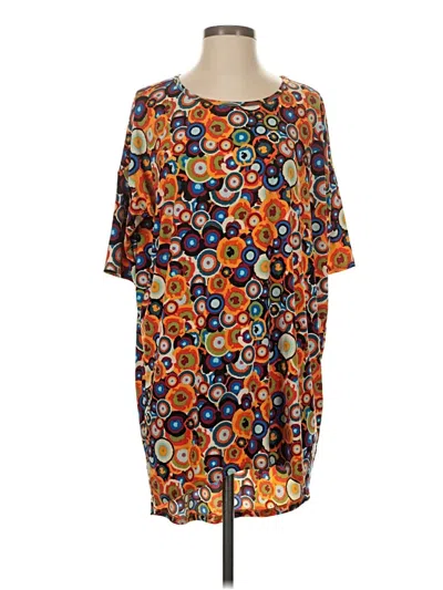 Pre-owned Lularoe Casual Dress In Orange