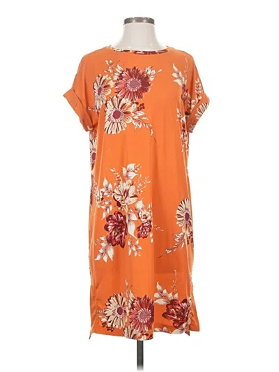 Pre-owned Lularoe Casual Dress In Orange