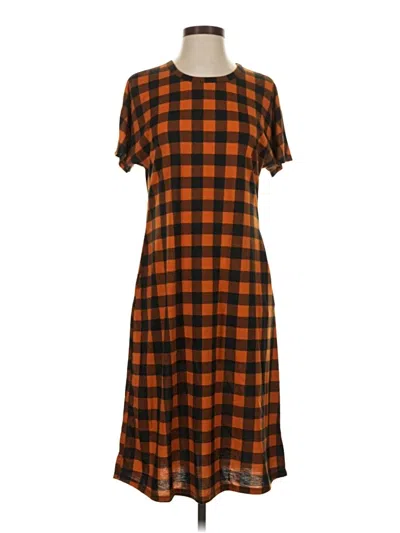 Pre-owned Lularoe Casual Dress In Orange