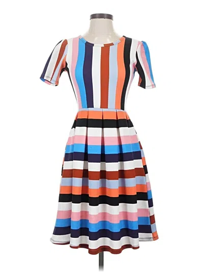 Pre-owned Lularoe Casual Dress In Orange