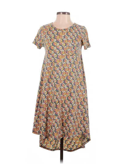 Pre-owned Lularoe Casual Dress In Orange