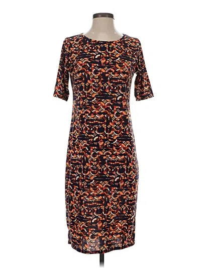 Pre-owned Lularoe Casual Dress In Orange
