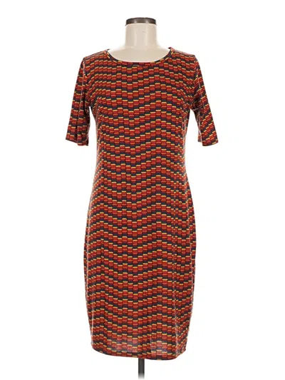 Pre-owned Lularoe Casual Dress In Orange