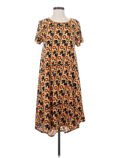 Pre-owned Lularoe Casual Dress In Orange
