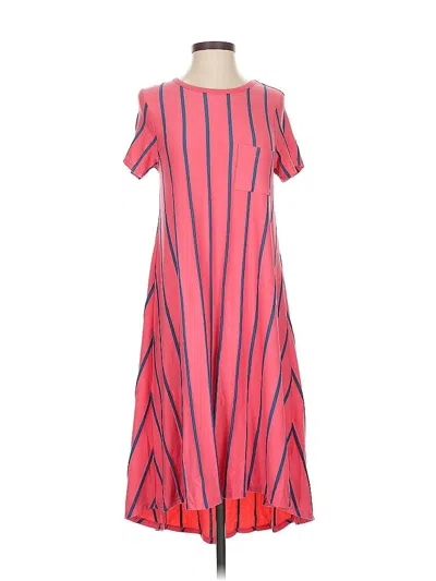 Pre-owned Lularoe Casual Dress In Pink