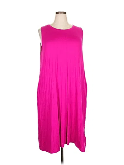 Pre-owned Lularoe Casual Dress In Pink