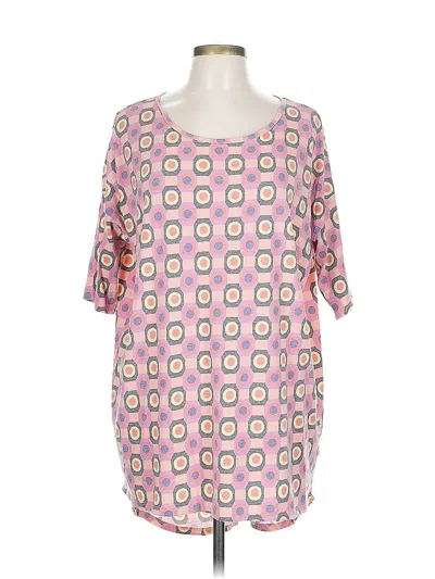 Pre-owned Lularoe Casual Dress In Pink