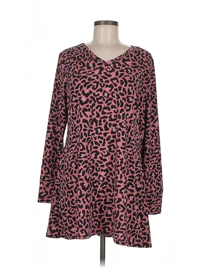 Pre-owned Lularoe Casual Dress In Pink