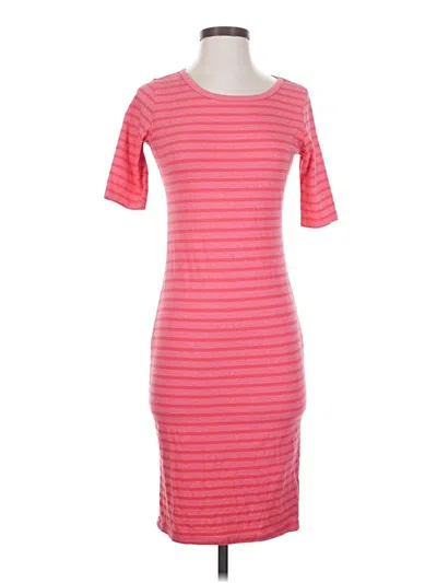 Pre-owned Lularoe Casual Dress In Pink