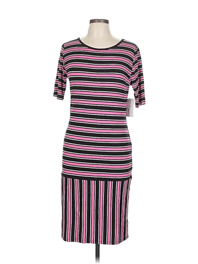 Pre-owned Lularoe Casual Dress In Pink