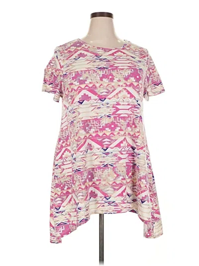 Pre-owned Lularoe Casual Dress In Pink