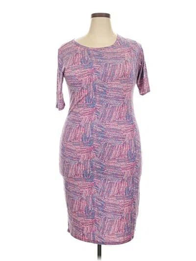 Pre-owned Lularoe Casual Dress In Pink