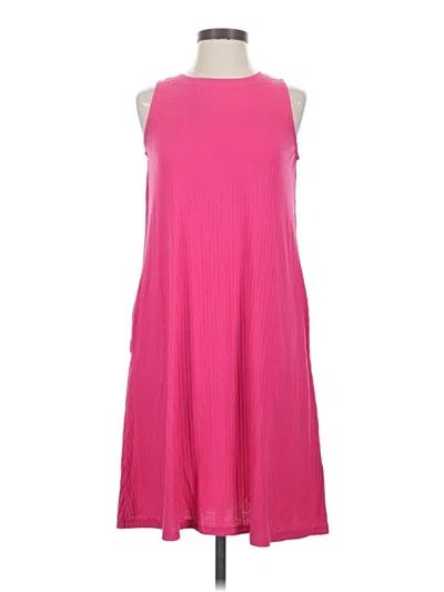 Pre-owned Lularoe Casual Dress In Pink