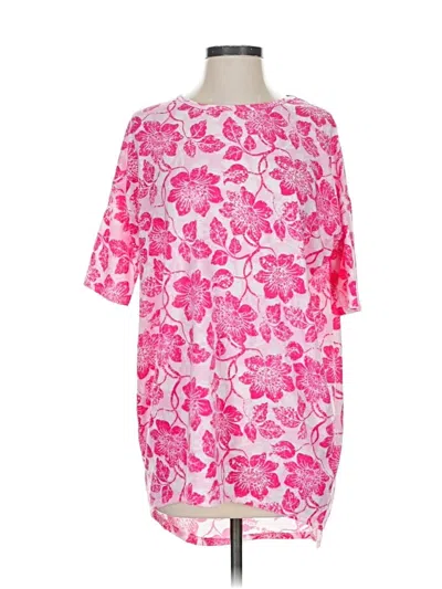 Pre-owned Lularoe Casual Dress In Pink