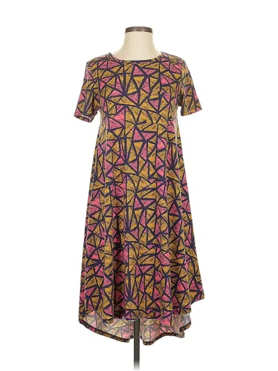 Pre-owned Lularoe Casual Dress In Purple