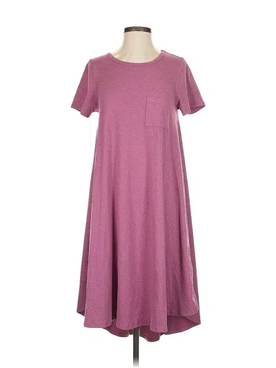 Pre-owned Lularoe Casual Dress In Purple