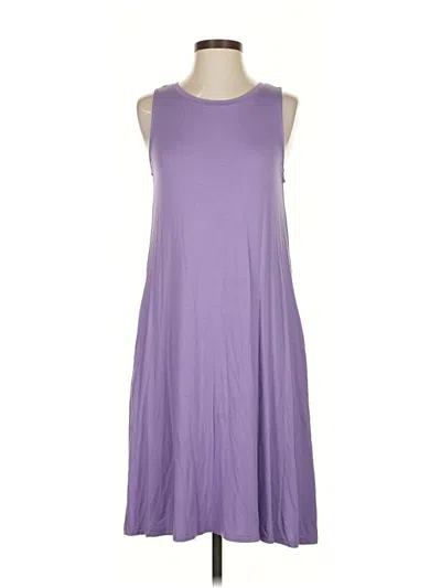 Pre-owned Lularoe Casual Dress In Purple