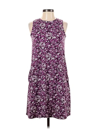 Pre-owned Lularoe Casual Dress In Purple