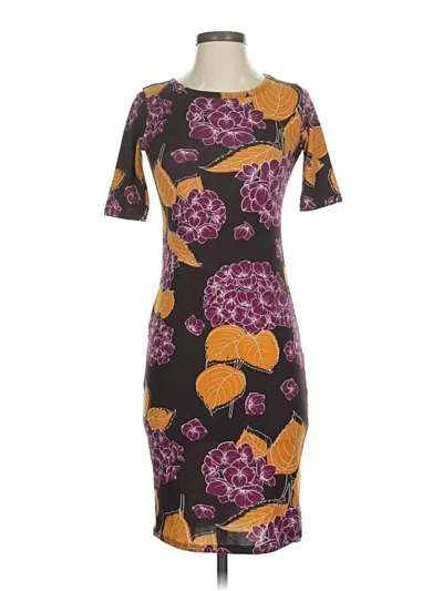 Pre-owned Lularoe Casual Dress In Purple