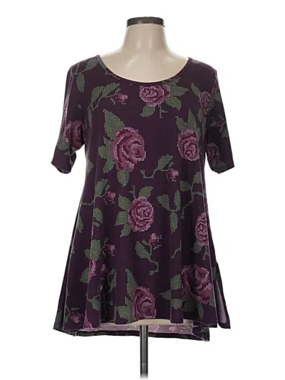 Pre-owned Lularoe Casual Dress In Purple