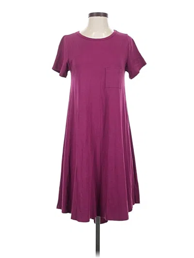 Pre-owned Lularoe Casual Dress In Purple