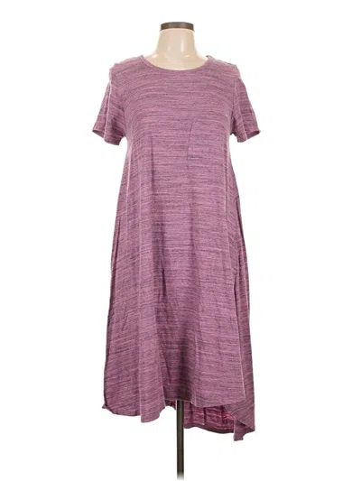 Pre-owned Lularoe Casual Dress In Purple