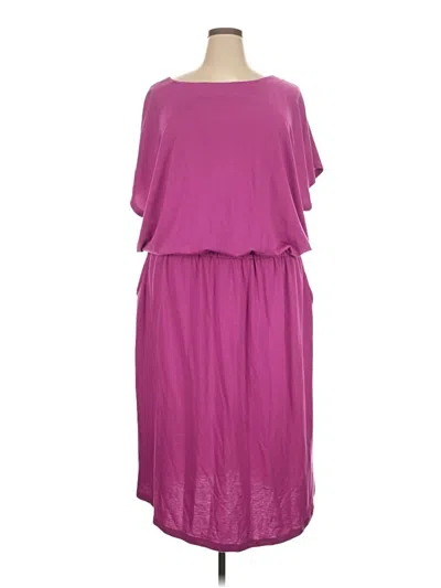 Pre-owned Lularoe Casual Dress In Purple