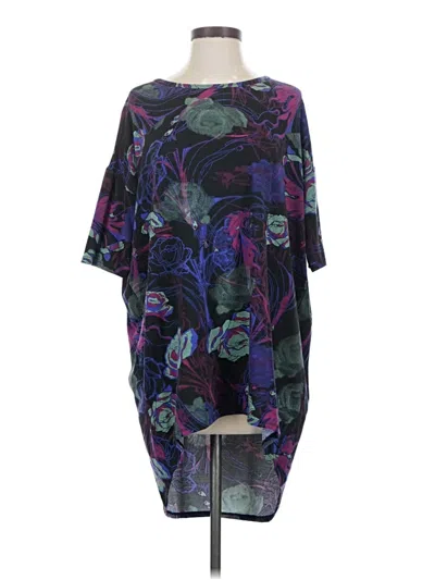 Pre-owned Lularoe Casual Dress In Purple