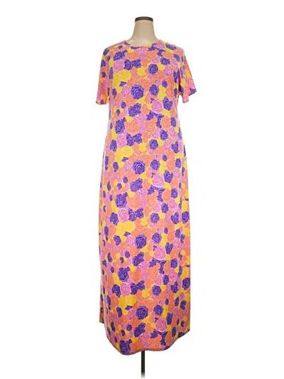 Pre-owned Lularoe Casual Dress In Purple