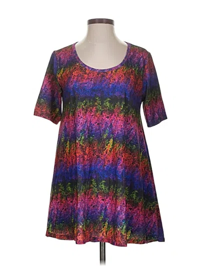 Pre-owned Lularoe Casual Dress In Purple