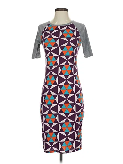 Pre-owned Lularoe Casual Dress In Purple