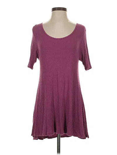 Pre-owned Lularoe Casual Dress In Purple