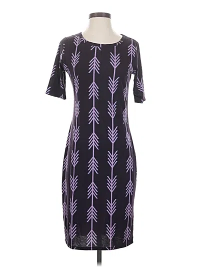 Pre-owned Lularoe Casual Dress In Purple