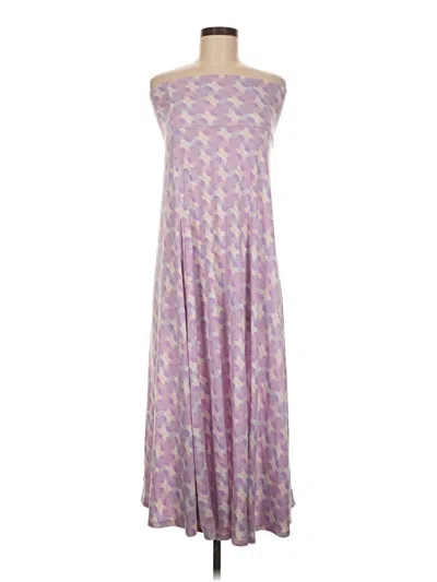 Pre-owned Lularoe Casual Dress In Purple