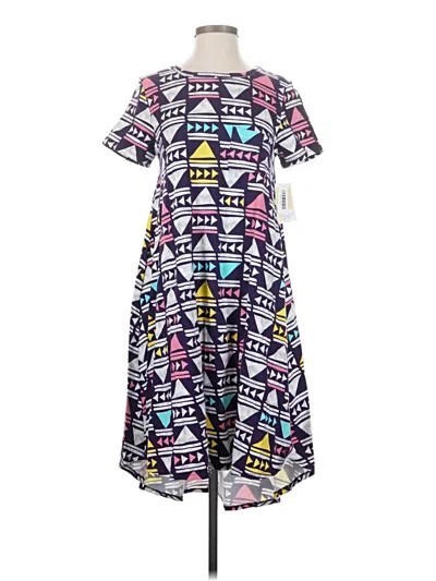 Pre-owned Lularoe Casual Dress In Purple