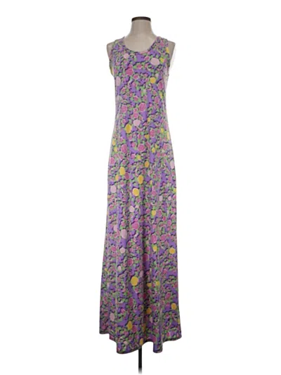 Pre-owned Lularoe Casual Dress In Purple