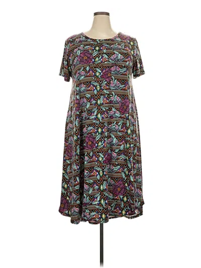 Pre-owned Lularoe Casual Dress In Purple