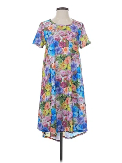 Pre-owned Lularoe Casual Dress In Purple