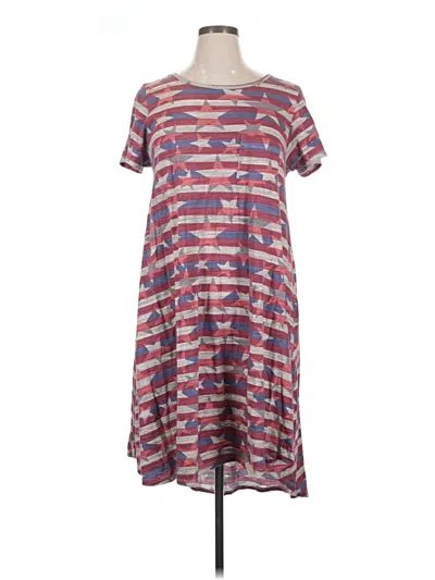 Pre-owned Lularoe Casual Dress In Purple