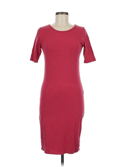 Pre-owned Lularoe Casual Dress In Red