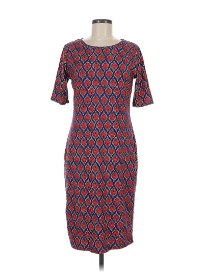 Pre-owned Lularoe Casual Dress In Red