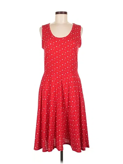 Pre-owned Lularoe Casual Dress In Red