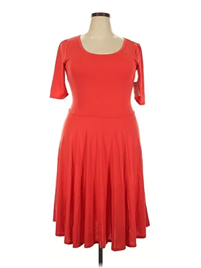 Lularoe Casual Dress In Red