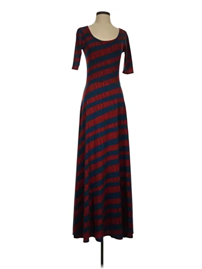 Pre-owned Lularoe Casual Dress In Red
